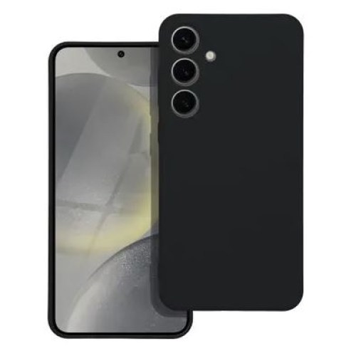Capa de Silicone para Samsung S24 Plus preta.